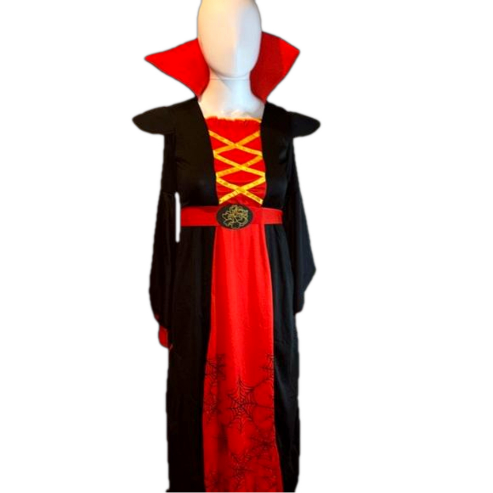 Vampire Woman’s Halloween costume cosplay dress M black/red New